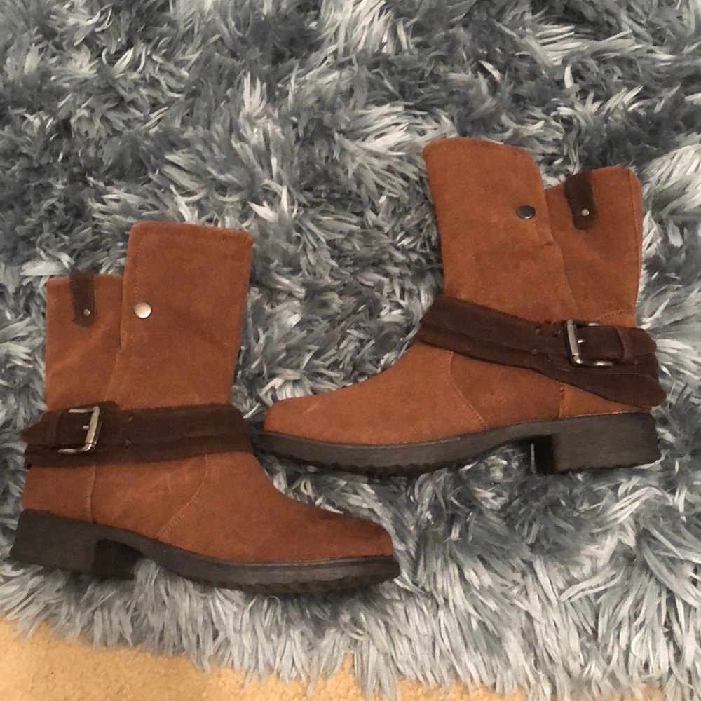 Fur lined boots